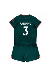 Liverpool Fabinho #3 Babytruitje 3e tenue Kind 2022-23 Korte Mouw (+ Korte broeken)